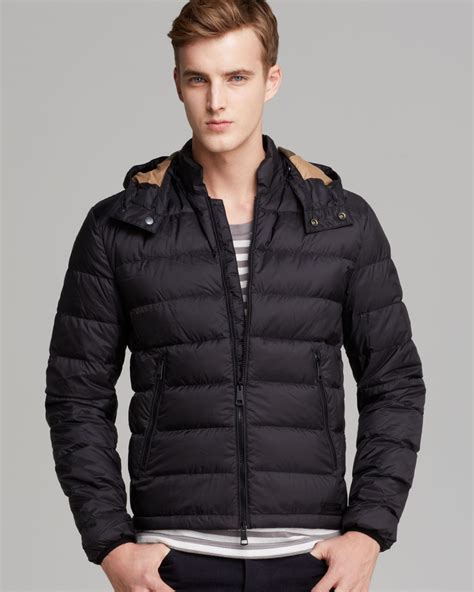 burberry brit label authentic down jacket